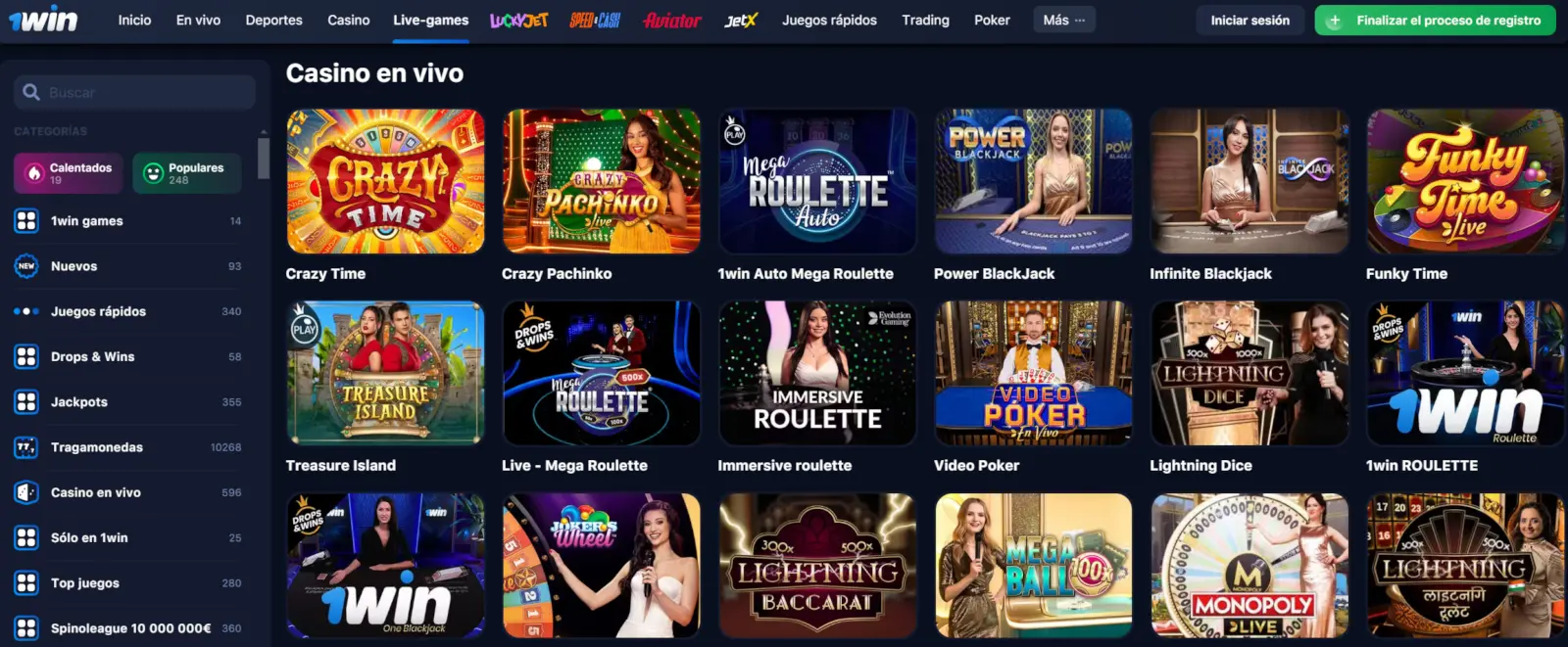 Preguntas frecuentes (FAQ) sobre 1Win Casino sobre 1Win Casino